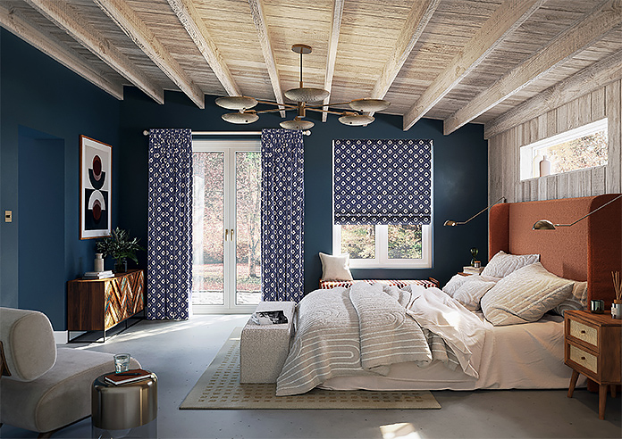Huaraz Velvet, Royal - Roman Blind - Image 8